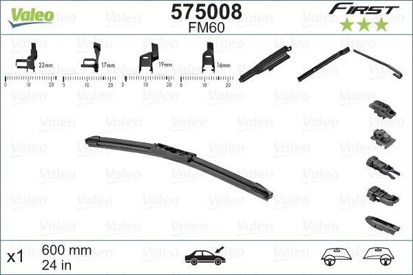 Balai d’essuie-glace VALEO - 575008