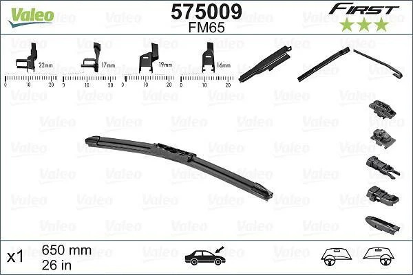Balai d’essuie-glace VALEO - 575009