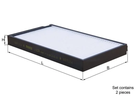 Filtre d’habitacle MAHLE - LA634S