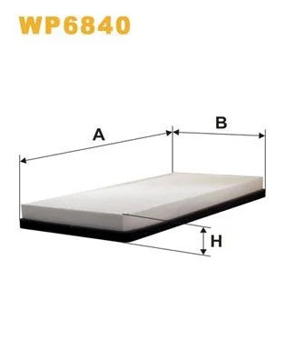Filtre d’habitacle WIX - WP6840