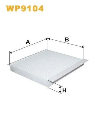 Filtre d’habitacle WIX - WP9104