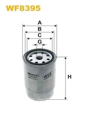 Filtre à carburant WIX - WF8395