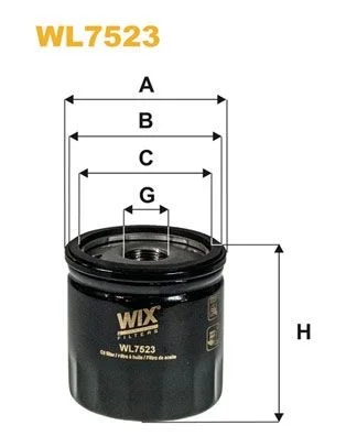 Filtre à huile WIX - WL7523