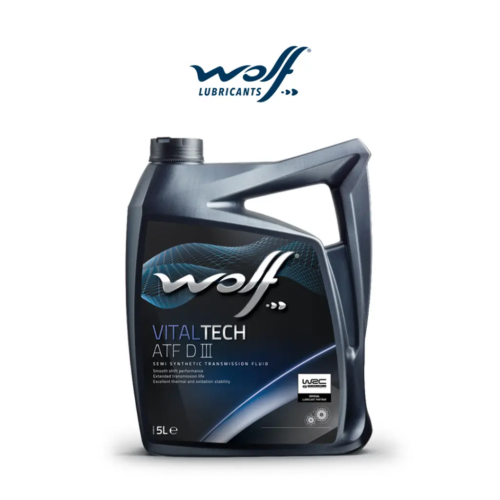 HUILE DE TRANSMISSION HYDROLIQUE WOLF ATF DIII 1L