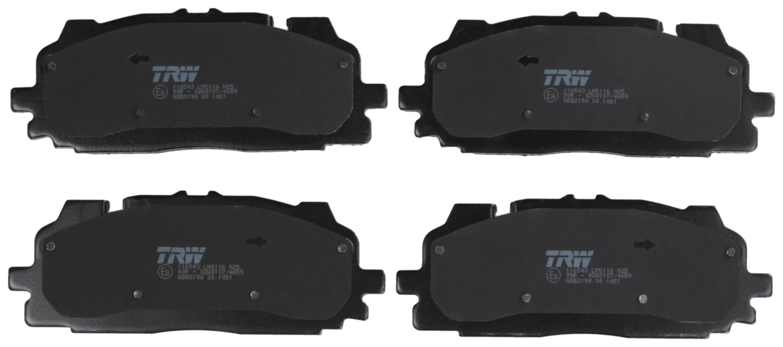 Plaquettes de frein TRW - GDB2190