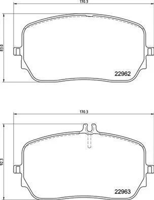Plaquettes de frein BREMBO - P50149