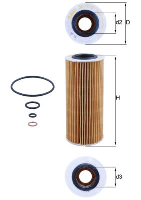 [PDR-001942] FILTRE À HUILE BMW