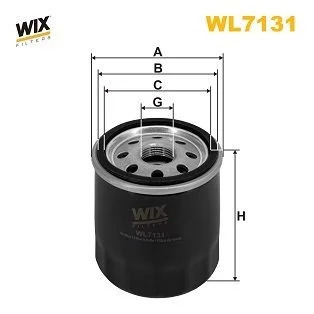 [PDR-001970] Filtre à huile WIX - WL7131