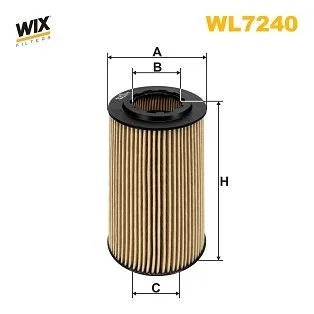 [PDR-001974] Filtre à huile WIX - WL7240